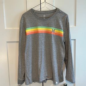 Hurley Long Sleeve T-Shirt. Medium.